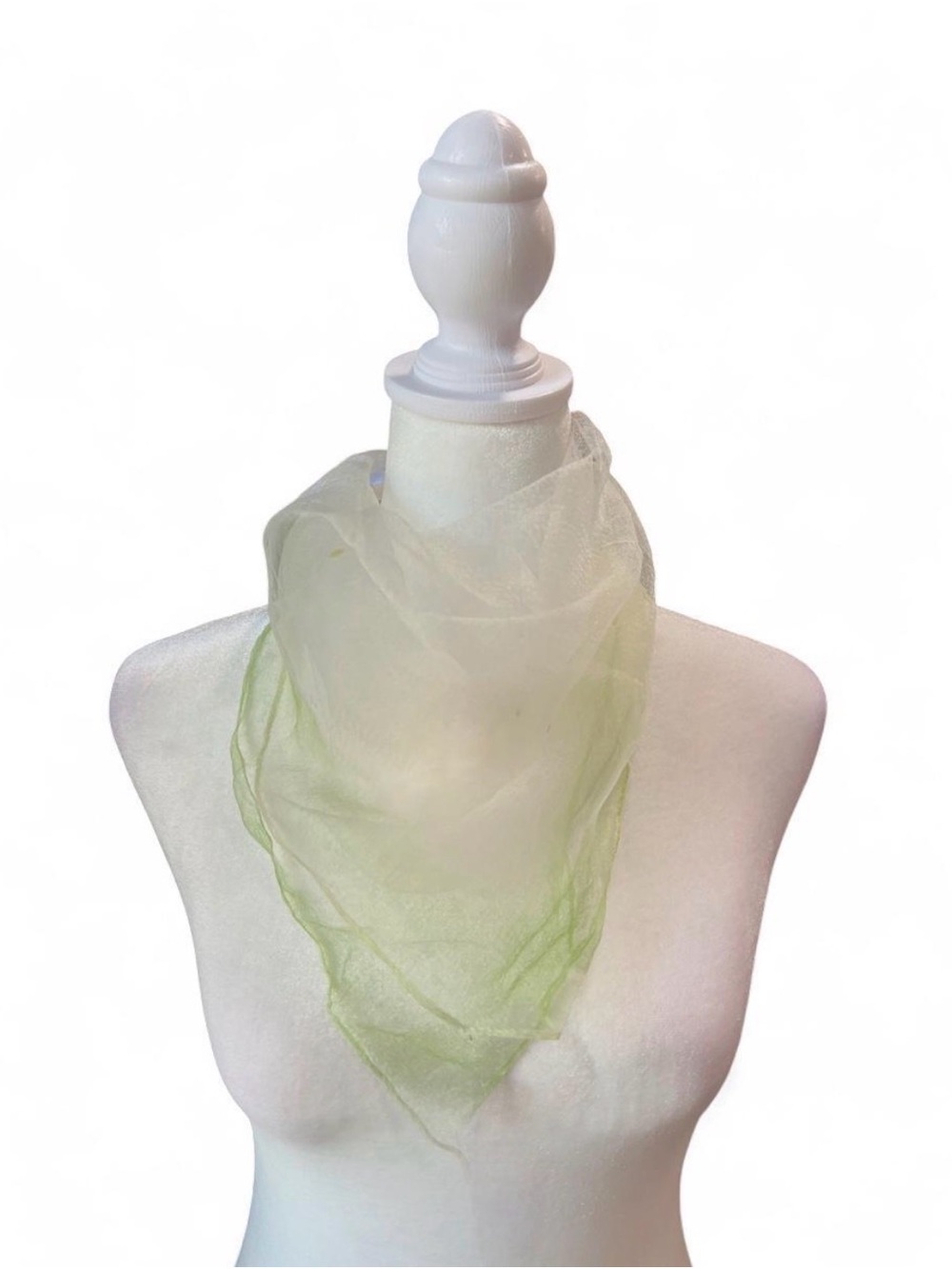 Vintage Light Green Sheer Scarf - Women Accessories